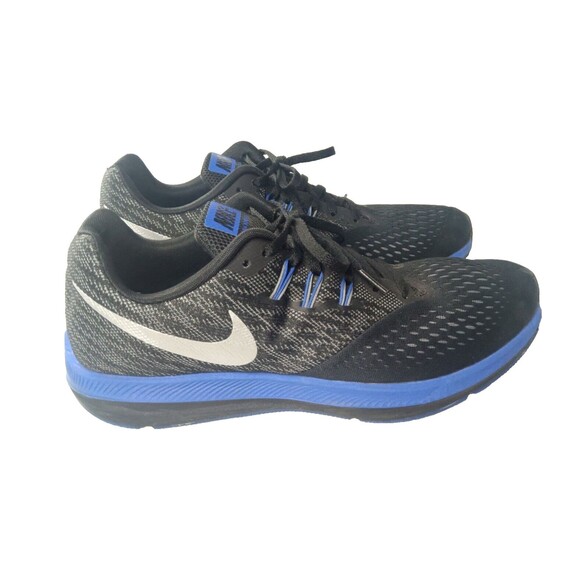 Nike Zoom Winflo 4 Running Shoes Men's Size 13 Sneakers Black 898466-009 - Picture 1 of 9